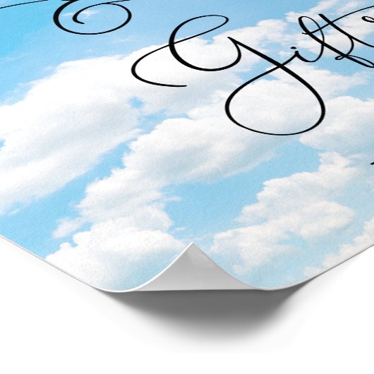 花嫁は雲九枚のカードとギフトを使っている ポスター (角)