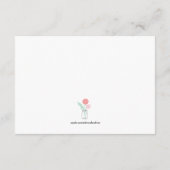 花嫁へのアドバイス カード | ボタニカル メイソンジャー (裏面)