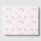 花嫁への手紙ピンクトワールブライダルシャワー ゲストブック (裏面)