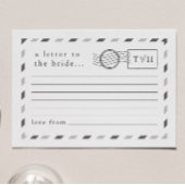 花嫁への手紙 アドバイスカード