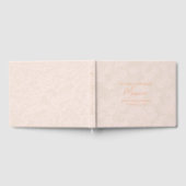 花嫁への手紙 ノートブック - 結婚記念品 ゲストブック (全面)