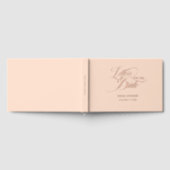 花嫁への手紙、バラ金ゴールド- ゲストブック (全面)