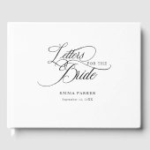 花嫁への手紙, 現代的, エレガント, 白 ゲストブック (正面)