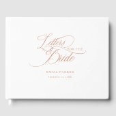 花嫁への手紙, 現代的, エレガント, 白 ゲストブック (正面)