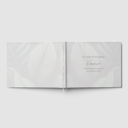 花嫁への手紙 記念ノートブック ゲストブック ゲストブック (全面)