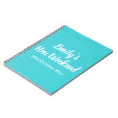 花嫁への特別な手紙 ヘン・ドゥ・ウィークエンド旅行 ノートブック (左側)