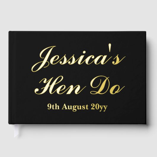 花嫁への特別な手紙 ヘン・ドゥ・トリップ ウィークエンド ゲストブック (正面)