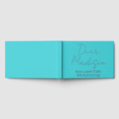 花嫁への特別な手紙 ヘン・ドゥ・ ブライダルシャワー ゲストブック (全面)