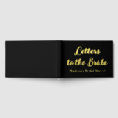 花嫁への特別な手紙 ヘン・ドゥ・ブライダルシャワー ゲストブック (全面)