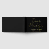 花嫁への特別な手紙 ヘン・ドゥ・ブライダルシャワー ゲストブック (全面)