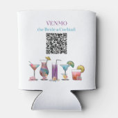 「花嫁への特別な VENMO カクテルQRコード」 缶クーラー (裏面)