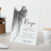 花嫁への黒いリボンのレシピ サイン (インサイチュ)