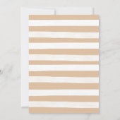 花嫁へビーデイジーブライダルシャワー招待 招待状 (裏面)