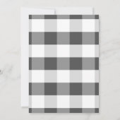 花嫁へビーバッファローチェックブライダルシャワーバイメール 招待状 (裏面)