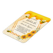 花嫁へビー金ゴールドスイートハニードリップブライダルシャワー マグネット (左側)