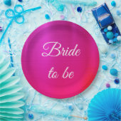 花嫁へ2トーンカラー紙プレート ペーパープレート (パーティー)