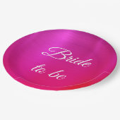 花嫁へ2トーンカラー紙プレート ペーパープレート (アングル)