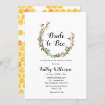 花嫁へGreeneryブライダルシャワー招待