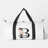 花嫁ぼほフローラ結婚手紙の夜 ダッフルバッグ (正面)