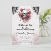 花嫁またはダイゴシックバラスカルバチェロレッテ 招待状 (スタンド正面)