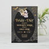 花嫁またはダイハロウィーンバチェロレッテ週末 招待状 (スタンド正面)