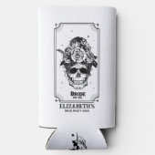 花嫁またはダイバチェロレッテカスタマイズブライダル スリム缶クーラー (裏面)