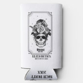 花嫁またはダイバチェロレッテカスタマイズブライダル スリム缶クーラー (裏面)