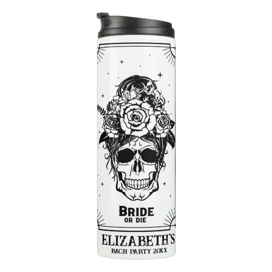 花嫁またはダイバチェロレッテカスタマイズブライダル タンブラー (回転右)