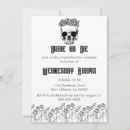 花嫁またはダイバチェロレッテ招待状 招待状