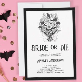 花嫁またはダイバチェロレッテ週末 招待状