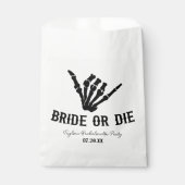 花嫁またはダイロックスタースケルトンバチェロレッテ フェイバーバッグ (正面)