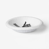 花嫁またはダイロックスタースケルトンバチェロレッテ ペーパーボウル (傾斜あり)