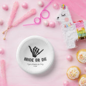 花嫁またはダイロックスタースケルトンバチェロレッテ ペーパーボウル (パーティー)