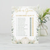 花嫁または新郎秋パンプキンブライダルシャワーゲーム (スタンド正面)