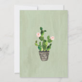 花嫁または新郎Heまたは彼女フィエスタブライダルシャワーゲーム 招待状 (裏面)