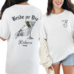 花嫁または死ぬまで死ぬまで我々パーティーバチェロレッテ Tシャツ<br><div class="desc">お祝前のバチェロレッテは、花嫁や死まで死ぬとエッジスタイルで私たちパーティーバチェロレッテTシャツ。このブパーソナライズされたリーデスメイドのシャツははっきりした、祭りにゴシックtouchを愛する人に最適なマルティーニを持つスケルトンの手を結婚特徴とする。あなたは不気味なテーマのバチェロレッテを計画するか、ハロウィーンのbashのために何かを望むかどうユニークか、このシャツは「死が私たちのパーティーを行うまで」の雰囲気とユーモアをしゃれている取り込む。目立ちたがる花嫁や花嫁のために設計されたこのゴシック結婚様式のバチェロレッテティーは、とクールの完璧な組み合わ予測できなせ。スケルトンの花嫁の与えデザインは、おもしろい、反抗的なエッジを維持しながらシックとスタイリッシュ滞在。各シャツにブライドメイドの名前を付けてカスタマイズし、クルーを思い出に残るコーディネートを作成する。これらのシャツはまた、幻想的なハロウィーンバチェロレッテの好意を作り、ブレンドお祝いと不気味なおもしろい。花嫁や死のTシャツは単なるシャツではなく、忘れられない夜の形見だ。花嫁の贈り物として理想的クールな、このティーは、イベント後に長い間、あなたの壮大なバチェロレッテのブライダルチームを思い出させるだろう。あなたはのシッピングmartinisか踊りの夜の遠くにかどうかパーソナライズされた、このマッチングbridesmaid teeは、ゴシック様式のシックなスタイルであなたと友人のパーティーを保証する。</div>
