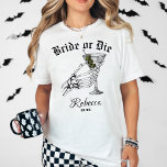 花嫁または死ぬまで死ぬまで我々パーティーバチェロレッテ Tシャツ<br><div class="desc">花嫁とバチェロレッテで頭を回す準備をするか、死ぬまで死ぬまで私たちパーティーバチェロレッテTシャツ。このシャツはマルティーニを持つ印象的なスケルトンの手を特徴としよくはしゃぐて、ゴシックやハロウィーンをテーマにしたお祝いの結婚いながらも神経質な雰囲気を完璧に体現している。それは不気味とシックの究極のブレンドであり、それは明日がないようにパーティーする準備ができている花嫁のための傑出した選択を作る。「死ぬまで私たちパーティー」という叫び声を上げユニークて、コーディネートされた外観のために花嫁のメイドの名前でそれをパーソナライズしなさい。 このおもしろいバチェロレッテシャツは花嫁と彼らのクルーが型破りな受け入れを恐れない為にデザインされている。ゴシックスケルトンの花嫁のグラフィックとマーティーニを手に、それはあなたのお祝いにいくつかの暗いユーモアを追加するのに最適なティーである。あなたはの踊りか遠くにお気に入りのスポットに当たるかお気に入りの、このシャツは楽々と見ながらブライダルパーティがテーマに留まることを確クール認する。バチェロレットのパーティーだけでなく、このシャツは花嫁の贈り物や予測できなあなたの大きな日からのおもしろい作品として倍増している。マッチパーソナライズされたする花嫁付きティーはあなたのゴシック様式のインスパイアバチェロレッテbashの永続的な思い出を作成する。あなたはハロウィーンのイベントを計画するか、単に不気味な精神を持ち込むかどう結婚か、花嫁または死のTシャツは、あなたのブライダルパーティを忘れられない作り方をする。</div>