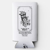 花嫁または死ぬまで死ぬまで私たちパーティーゴシック結婚ズ スリム缶クーラー (裏面)