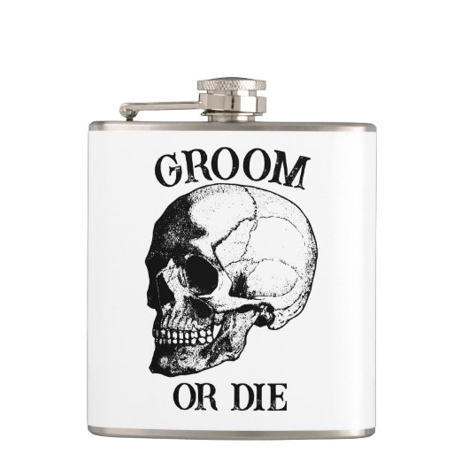 花嫁または死ぬまで死ぬまで私たちパーティーゴシック結婚ズ フラスク (正面)