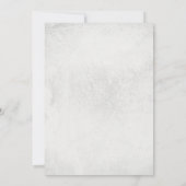 花嫁または死ぬゴシック様式のブライダルシャワーの招待状 招待状 (裏面)