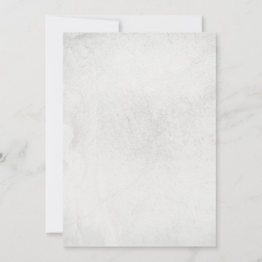 花嫁または死ぬゴシック様式のブライダルシャワーの招待状 招待状 (裏面)