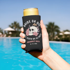 花嫁または死ぬ黒いスカルバチェロレッテの好意 スリム缶クーラー