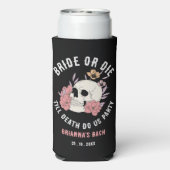 花嫁または死ぬ黒いスカルバチェロレッテの好意 スリム缶クーラー (Seltzer裏面)