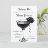 「花嫁または死」バチェロレッテ招待状 | 得 招待状 (スタンド正面)