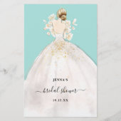 花嫁または花婿のシャワーゲームを推測 (裏面)