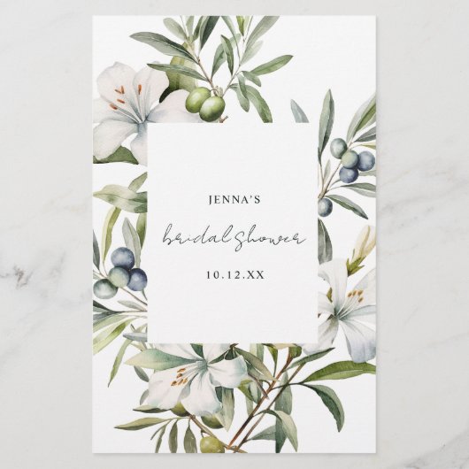 花嫁または花婿のシャワーゲームを推測 (裏面)