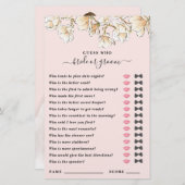 花嫁または花婿のシャワーゲームを推測 (正面/裏面)