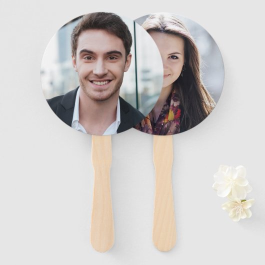 花嫁または花婿の写真ミセス・結婚ズ・ゲーム ハンドファン (正面&裏面)