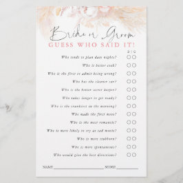 花嫁または花婿を推測 – ゲームカード