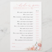 花嫁または花婿を推測 – Pampas Grassゲームカード (正面)